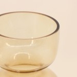 Vase design en verre doré 26,5cm | Hashtag Déco