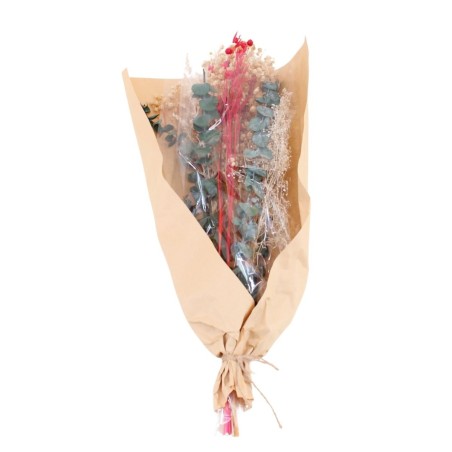 Bouquet de fleurs séchées beige 48cm | Hashtag Déco