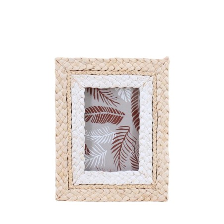 Cadre photo corde de maïs naturel 25x20cm | Hashtag Déco
