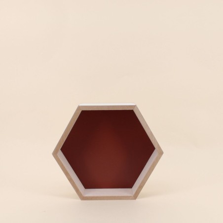 Set de 3 étagères bois hexagonales | Hashtag Déco