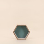 Set de 3 étagères bois hexagonales | Hashtag Déco