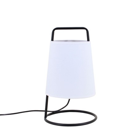Lampe à poser moderne métal noir 35cm | Hashtag Déco