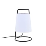 Lampe à poser moderne métal noir 35cm | Hashtag Déco
