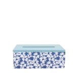 Boite à mouchoirs bois motifs fleuris colorés | Hashtag Déco