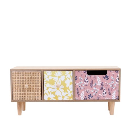 Boite à bijoux meuble 38cm bois blanc | Hashtag Déco