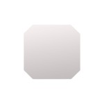Miroir 30x30cm en bois clair | Hashtag Déco