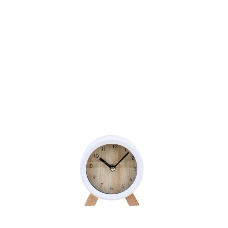 Horloge à poser bois 14cm naturelle et élégante | Hashtag Déco