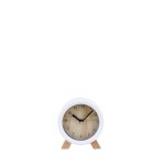 Horloge à poser bois 14cm naturelle et élégante | Hashtag Déco