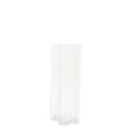 Vase en verre organique transparent 30cm | Hashtag Déco
