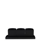 Set de 3 cache-pots en céramique beige 49cm | Hashtag Déco