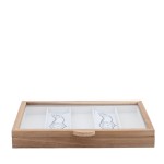 Boite à bijoux en bois naturel | Hashtag Déco