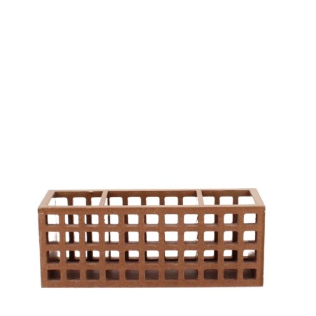 Boite rangement bureau bois 24cm naturel | Hashtag Déco