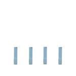Lot de 4 patères minimalistes bois noires | Hashtag Déco
