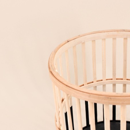 Lanterne ronde en bambou naturel 25cm | Hashtag Déco