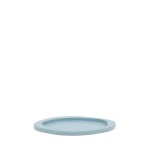 Plateau organique bleu en bois 22x18cm | Hashtag Déco
