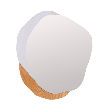 Miroir mural design bois naturel 50x60cm | Hashtag Déco