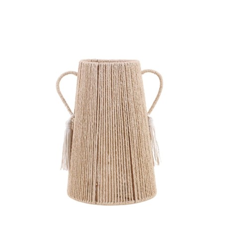 Vase en corde beige 29cm pour une touche naturelle | Hashtag Déco
