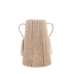 Vase en corde beige 29cm pour une touche naturelle | Hashtag Déco
