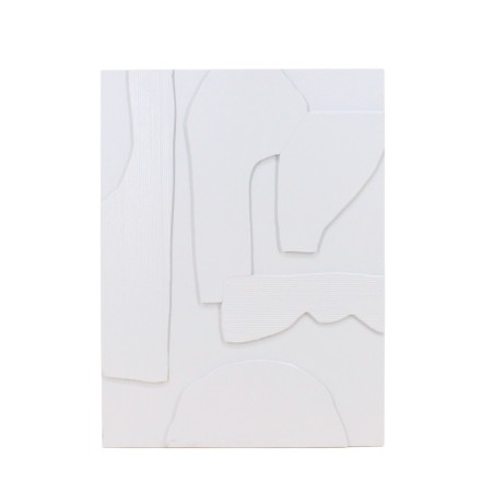 Cadre déco blanc 30x40cm formes géométriques | Hashtag Déco