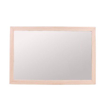 Miroir rectangulaire en rotin clair 60x40cm | Hashtag Déco