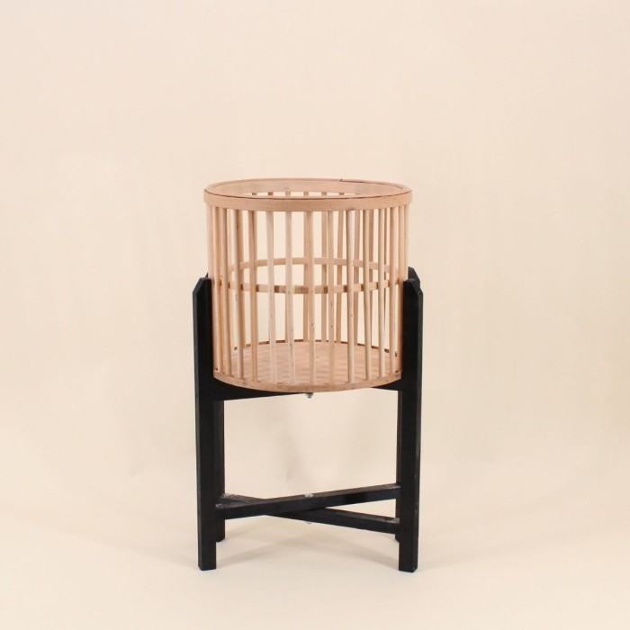 Cache-pot en bambou naturel 48cm | Hashtag Déco
