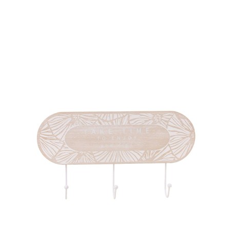 Porte manteau bois et métal blanc | Hashtag Déco