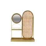 Porte bijoux design métal doré élégant | Hashtag Déco