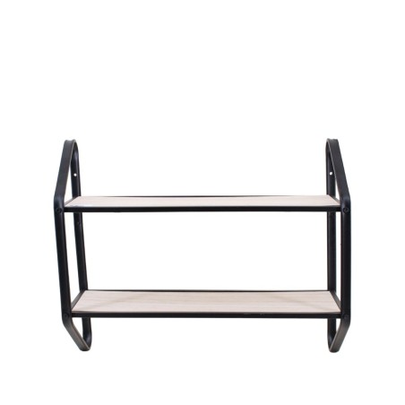 Étagère murale bois et métal noir tendance | Hashtag Déco