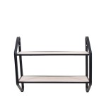 Étagère murale bois et métal noir tendance | Hashtag Déco