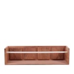 Étagère murale en bois naturel 50cm | Hashtag Déco