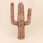 Cactus en jacinthe d'eau 74cm vert naturel | Hashtag Déco