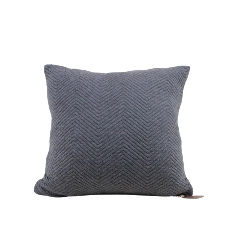 Coussin en tissu gris 50x50cm pour salon chic | Hashtag Déco