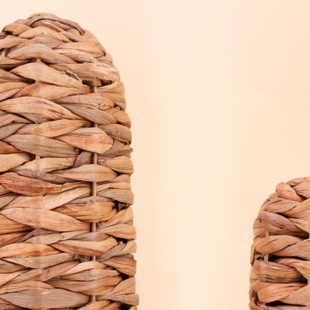 Cactus en jacinthe d'eau 74cm vert naturel | Hashtag Déco