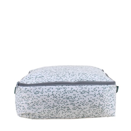 Housse de rangement en tissu à motifs gris | Hashtag Déco