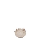 Photophore en verre transparent forme fleur 11cm | Hashtag Déco