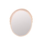 Miroir ovale rotin naturel 46x36cm | Hashtag Déco