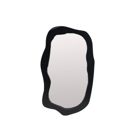 Miroir organique bois noir 50x30cm | Hashtag Déco