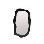 Miroir organique bois noir 50x30cm | Hashtag Déco