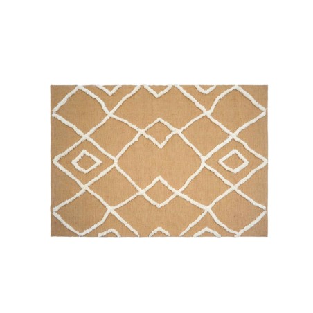 Tapis en jute motifs géométriques naturel | Hashtag Déco