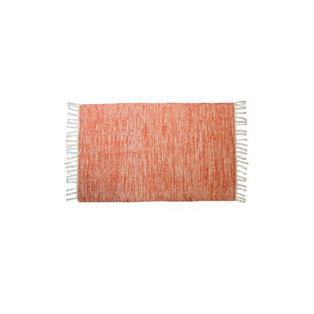 Tapis en coton beige à franges 60x90cm | Hashtag Déco