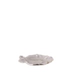 Vide poche feuille aluminium gris 11,5x15cm | Hashtag Déco