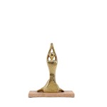 Objet déco silhouette danseuse métal noir 18cm | Hashtag Déco