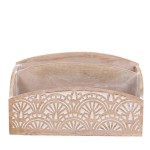 Rangement bureau bois motifs naturel 31x18cm | Hashtag Déco