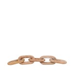 Objet déco chaîne bois naturel 47cm | Hashtag Déco