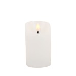 Bougie led cire ivoire flamme vacillante 12,5cm | Hashtag Déco