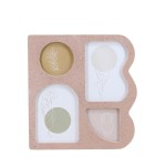 Cadre photo terrazzo multicolore 4 vues | Hashtag Déco