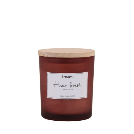 Bougie parfumée hiver boisé cire naturelle | Hashtag Déco