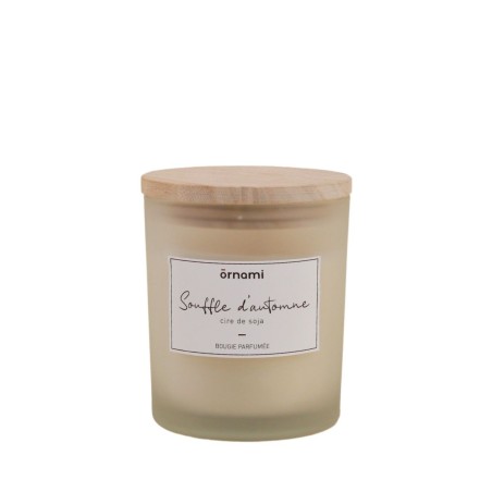 Bougie parfumée automne 280g cire beige | Hashtag Déco