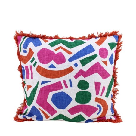 Coussin extérieur coloré 40x40cm en coton | Hashtag Déco