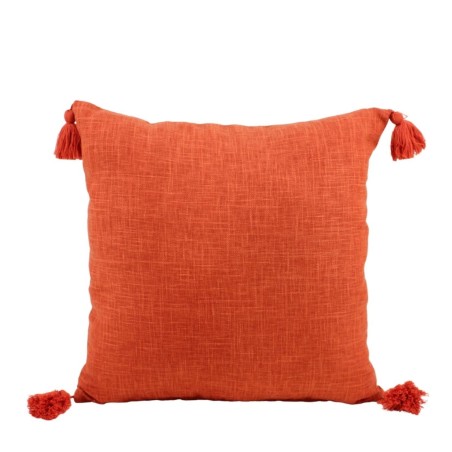 Coussin extérieur orange 45x45cm en coton | Hashtag Déco